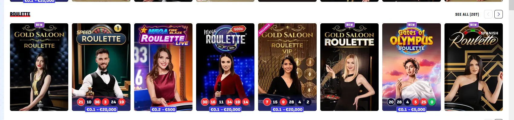 Živé rulety dostupné v Bankonbet Casino
